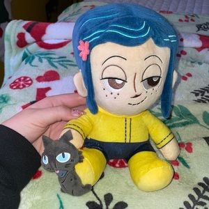 Coraline plush doll